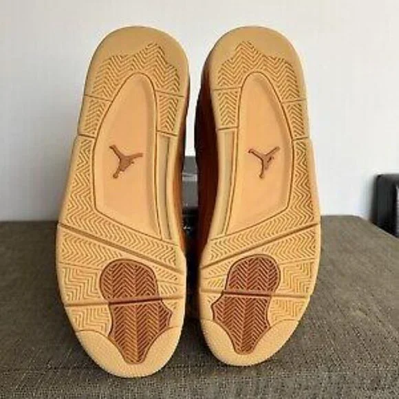 UK 12 US 13 Nike Air Jordan 4 Retro Premium GingerWheatGum Sneakers Trainers